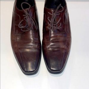 ALDO DRESS SHOES , dark burgundy dark brown shade